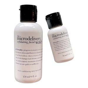 Philosophy Microdelivery Exfoliating Facial Wash 4oz With A Travel Size